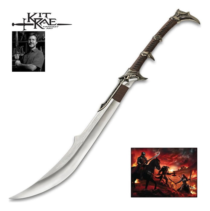 United Cutlery Kit Rae Swords of the Ancients Réplica Savathos-Mithrodin Espada de Guerra