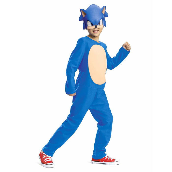Liragram Disfraz Sega Sonic Película Basic Azul Talla 3-4 Años