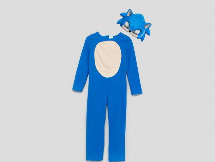 Sonic La Pelicula Disfraz Basic Talla 3-4 Anos Sonic La Pelicula Disfraz Basic Talla 3-4 Anos