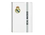 Safta Cuaderno Espiral Real Madrid 1ª Equipación 24/25 80 Hojas Folio Tapa Extradura