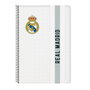 Safta Cuaderno Espiral Real Madrid 1ª Equipación 24/25 80 Hojas Folio Tapa Extradura