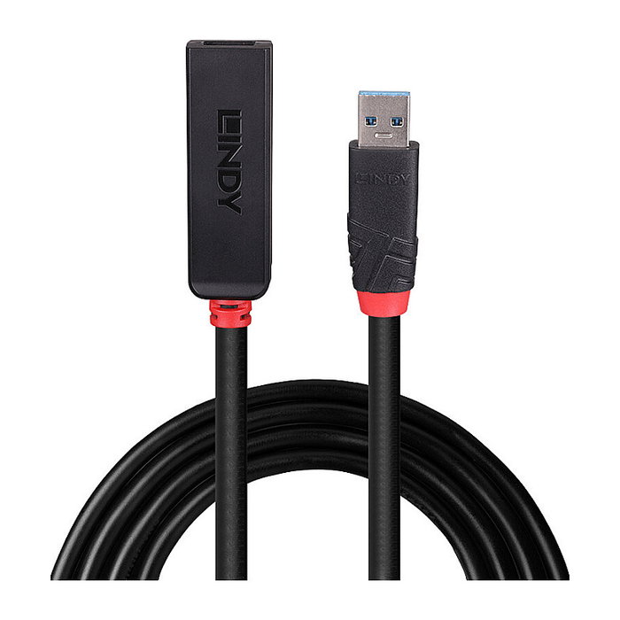Lindy Cable USB 3.0 Active Extension Slim de 10 metros Lindy Cable USB 3.0 Active Extension Slim de 10 metros