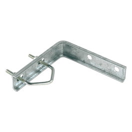 Televes Soporte en Escuadra 128mm Zinc+RPR para Mástil en Pared de Acero Galvanizado