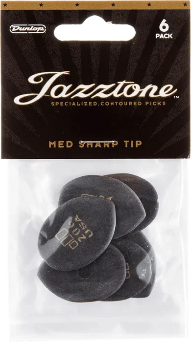 DUNLOP 473 Púas Jazztone Shart Tip - Medium (Pack 6)