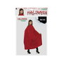 Atosa Capa de Halloween Roja y Brillante de 130 cm