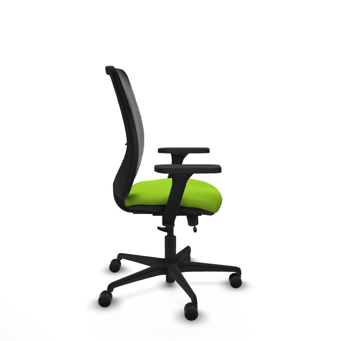 PIQUERAS Y CRESPO Silla de oficina Zulema Pistacho/Negro con Brazos 3D PIQUERAS Y CRESPO Silla de oficina Zulema Pistacho/Negro con Brazos 3D