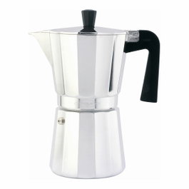 Oroley New vitro Cafetera expres de aluminio para 12 tazas