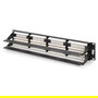DIGITUS Patchpanel 2HE 48-Port Cat6 RJ-45 Montaje en Bastidor Negro