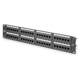 Digitus Patch Panel Cat6 48 Puertos 2U Negro