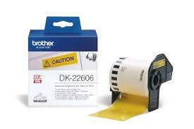 Brother Cinta Continua De Película Plástica Amarillo, 62 mm x 15,24 M Brother Cinta Continua De Película Plástica Amarillo, 62 mm x 15,24 M