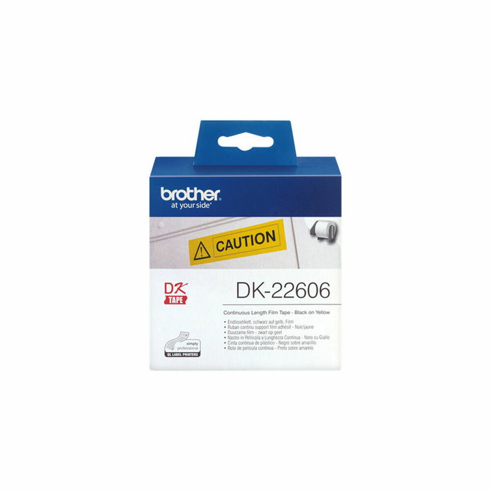 Brother DK-22606 Cinta Continua Amarilla 62mm x 15,24m Brother DK-22606 Cinta Continua Amarilla 62mm x 15,24m