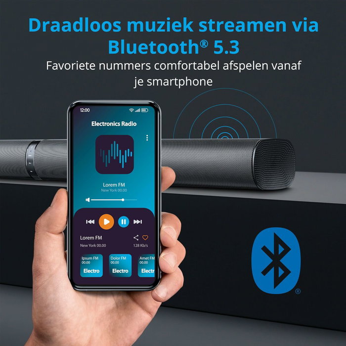 Medion Barra de sonido 2.1 con Subwoofer inalámbrico