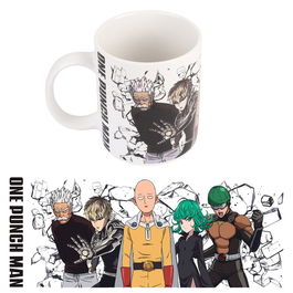 ERIK Taza One Punch Man Héroes 350ml Cerámica Apta Lavavajillas Microondas
