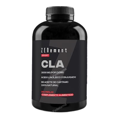 ZENEMENT Cla 200 Perlas Ácido Linoleico Conjugado (CLA) 1000mg Suplemento Metabólico Natural ZENEMENT Cla 200 Perlas Ácido Linoleico Conjugado (CLA) 1000mg Suplemento Metabólico Natural