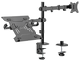 Aisens Soporte de Mesa Giratorio e Inclinable para Monitor o Portátil 17-32 pulg, Negro