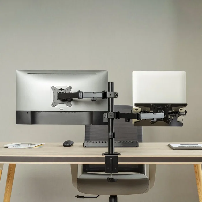 Aisens Soporte de Mesa Giratorio e Inclinable DTL32TSR-193 para Portátil y Monitor/TV de 17-32 pulgadas