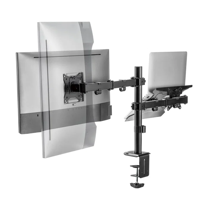 Aisens Soporte de Mesa Giratorio e Inclinable DTL32TSR-193 para Portátil y Monitor/TV de 17-32 pulgadas