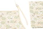 DKD Home Decor Ivy&daisy 2022 Delantal Tradicional de Algodón Verde Beige 108 x 60 cm Set de 2