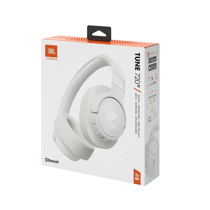 JBL Tune 720BT Auriculares Inalámbricos Blanco JBL Tune 720BT Auriculares Inalámbricos Blanco