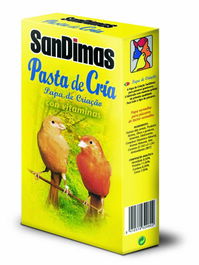 Sandimas Pasta Cría Amarilla - Estuche 300gr para Cría de Pájaros