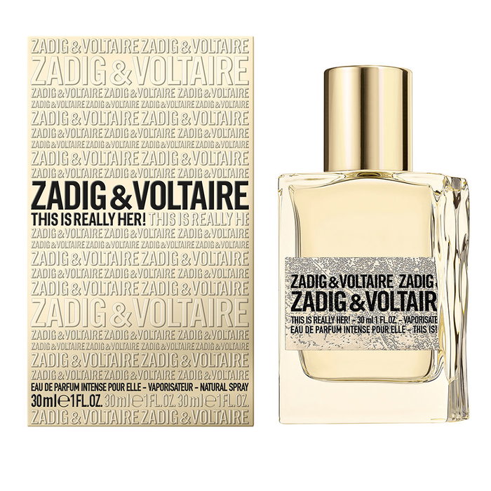 Zadig & Voltaire THIS IS REALLY! HER Eau de Parfum Vaporizador 30 ml para Mujer - Perfume Floral Ámbar