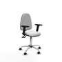 PIQUERAS Y CRESPO Silla de oficina Aýna en Blanco con Brazos 2D