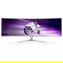 Philips Evnia 49M2C8900 Monitor Gaming Curvo 124.3 cm (48.9") QD-OLED Dual QHD 5120x1440 240Hz 0.03ms HDR 400 True Black G-Sync FreeSync Premium Pro Blanco