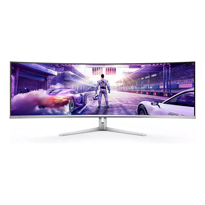Philips Evnia 49M2C8900 Monitor Gaming Curvo 124.3 cm (48.9") QD-OLED Dual QHD 5120x1440 240Hz 0.03ms HDR 400 True Black G-Sync FreeSync Premium Pro Blanco