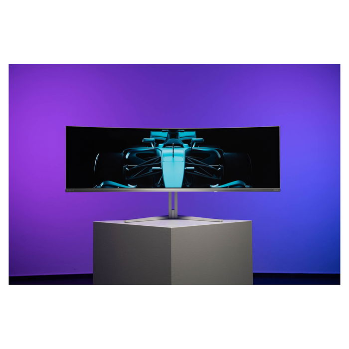 Philips Evnia 49M2C8900 Monitor Gaming Curvo 124.3 cm (48.9") QD-OLED Dual QHD 5120x1440 240Hz 0.03ms HDR 400 True Black G-Sync FreeSync Premium Pro Blanco