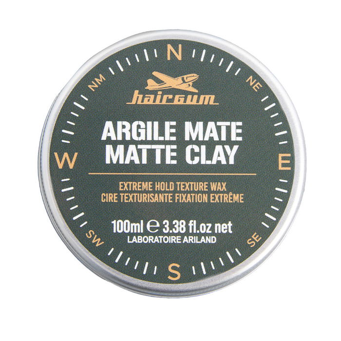 Hairgum Cera Arcilla Mate Fijación Extra Fuerte Peinado Hombre 100 ml