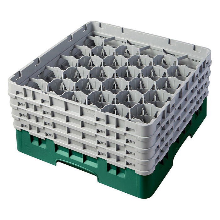 CAMBRO Cesta de lavado 30 comp. 4 alturas Verde Sherwood CAMBRO Cesta de lavado 30 comp. 4 alturas Verde Sherwood