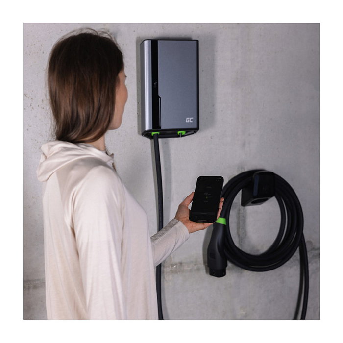 Green Cell Habu Holder Soporte para Cables de Carga Tipo 2