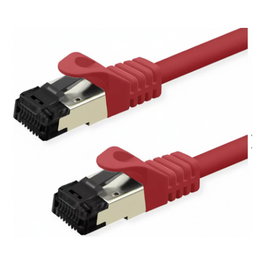 VALUE S/FTP-(PiMF-) Patch Cord Cable Cat.8 (Class I), LSOH, Cable de Cobre, Color Rojo, Longitud 2 m