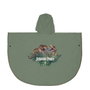 Poncho Impermeable con Capucha Jurassic Park Verde 5-6 Años