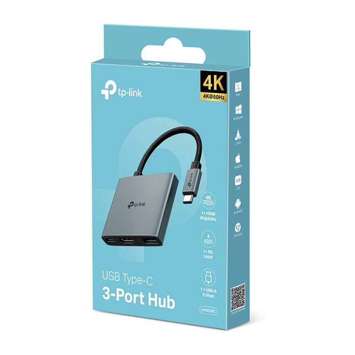 TP-Link HUB UH6120C USB-C 3-Port Hub