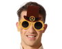 Gafas de sol con sombrero Steampunk dorado