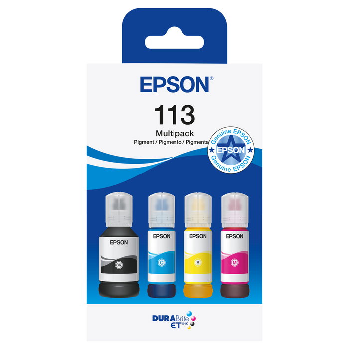 Epson Multipack EcoTank 113 C13T06B640 (Negro, Cian, Magenta, Amarillo)