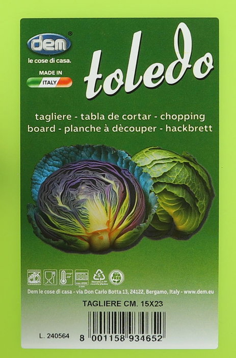 Dem Tabla de Cortar Taglieri 22.5x14.5x0.4 cm