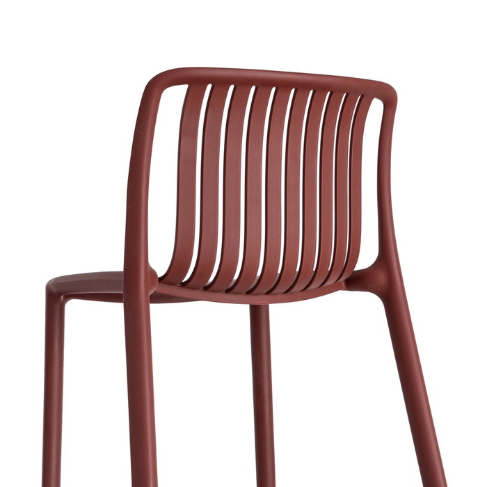 Taburete Granate Polipropileno Exterior 52 X 55 X 100 cm (Set de 4)