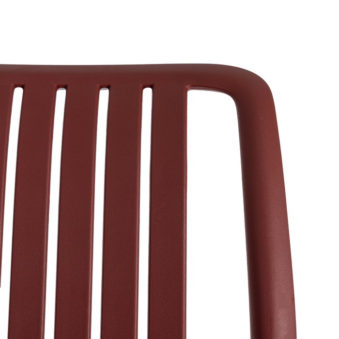 Taburete Granate Polipropileno Exterior 52 X 55 X 100 cm (Set de 4)