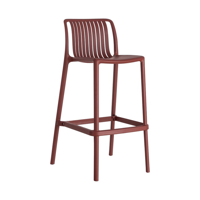 Taburete Granate Polipropileno Exterior 52 X 55 X 100 cm (Set de 4)