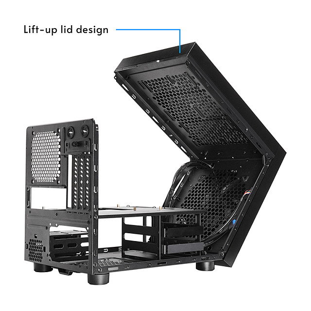 Chieftec The Cube 3.2 CI-03B-OP Caja PC Cubo Negro micro ATX Mini-ATX con USB Tipo C Chieftec The Cube 3.2 CI-03B-OP Caja PC Cubo Negro micro ATX Mini-ATX con USB Tipo C