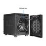 Chieftec The Cube 3.2 CI-03B-OP Caja PC Cubo Negro micro ATX Mini-ATX con USB Tipo C