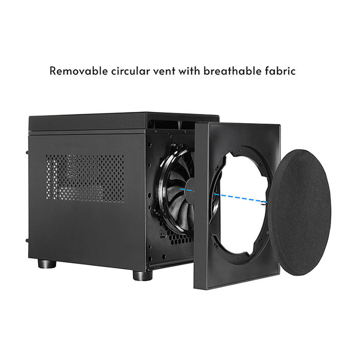 Chieftec The Cube 3.2 CI-03B-OP Caja PC Cubo Negro micro ATX Mini-ATX con USB Tipo C Chieftec The Cube 3.2 CI-03B-OP Caja PC Cubo Negro micro ATX Mini-ATX con USB Tipo C