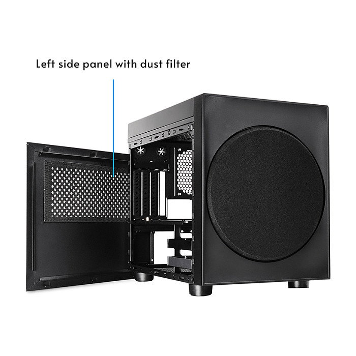 Chieftec The Cube 3.2 CI-03B-OP Caja PC Cubo Negro micro ATX Mini-ATX con USB Tipo C Chieftec The Cube 3.2 CI-03B-OP Caja PC Cubo Negro micro ATX Mini-ATX con USB Tipo C