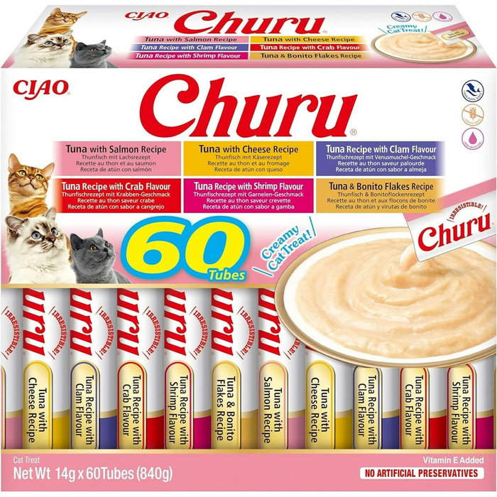 Churu Cat Variedades de Atún 60x14g Churu Cat Variedades de Atún 60x14g