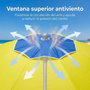 JugaToys Sombrilla de Aluminio Amarilla de 240 cm