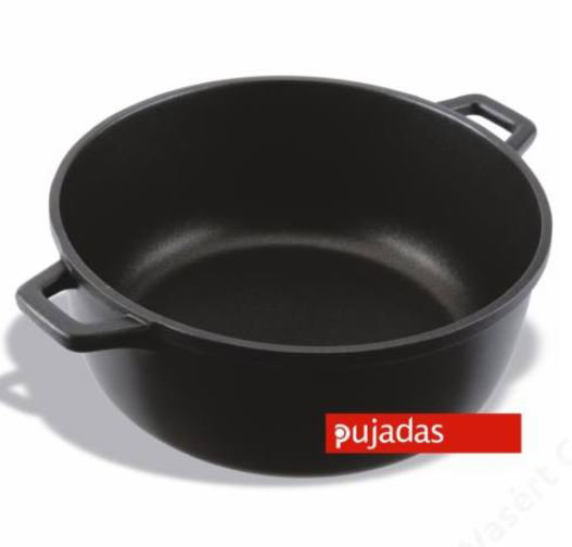 Cazuela alta de aluminio fundido 16 cm Cazuela alta de aluminio fundido 16 cm