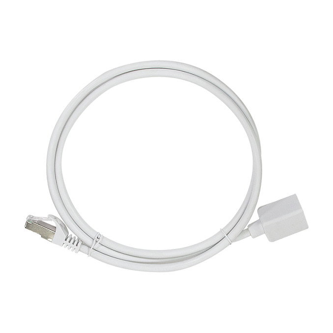LogiLink Cable de extensión de parche premium Cat.6A, 5 m, blanco