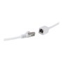 LogiLink Cable de extensión de parche premium Cat.6A, 5 m, blanco